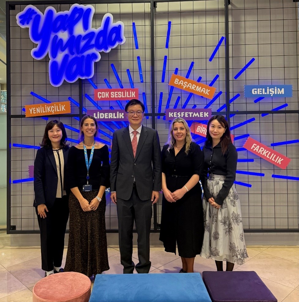 圖片說明-拜訪本行土耳其轉融資銀行Yapi ve Kredi Bankasi A.S.(簡稱Yapi Bank)